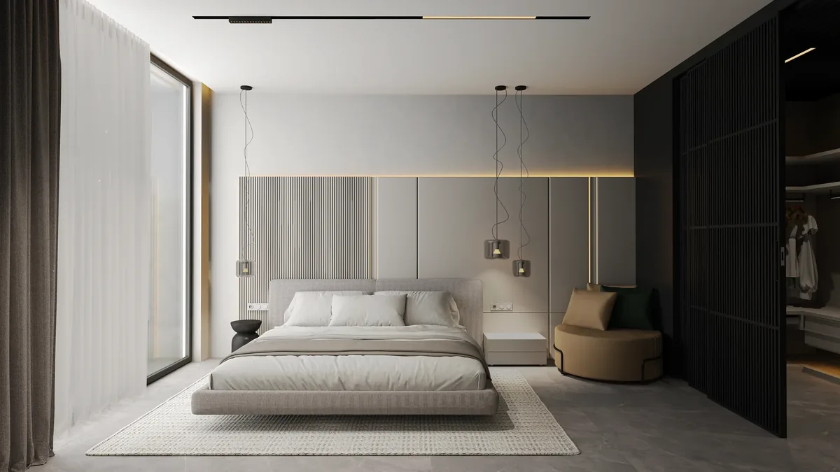 LP master bedroom, spálňa